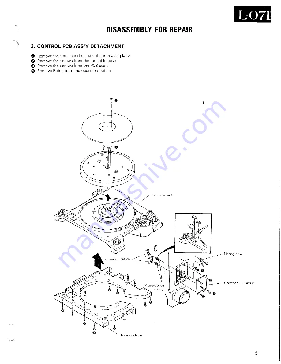 Kenwood L-07D Service Manual Download Page 5