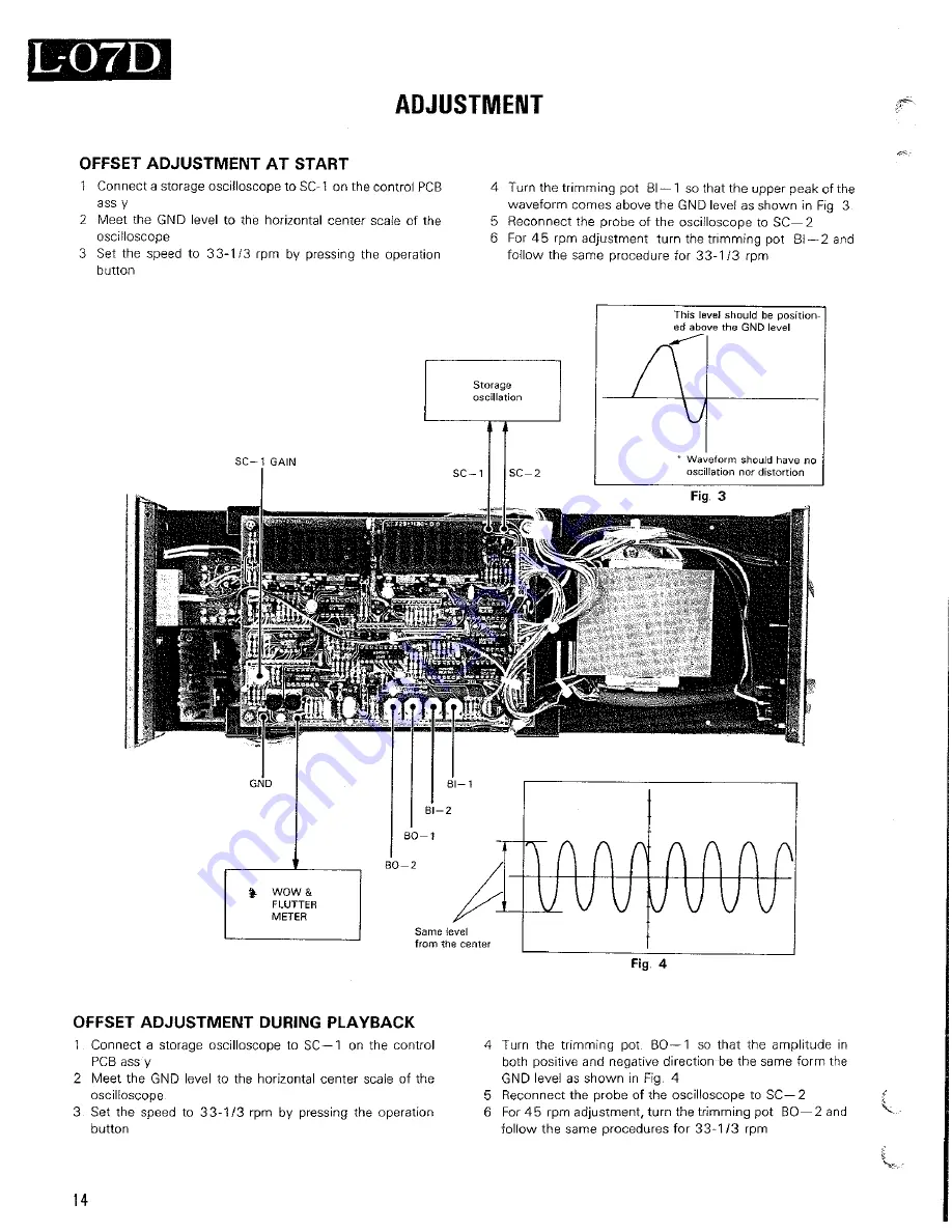 Kenwood L-07D Service Manual Download Page 14