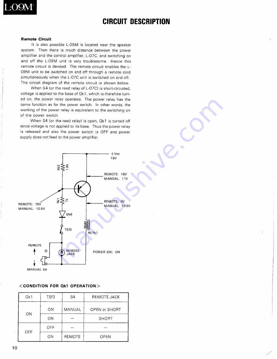 Kenwood L-09M Скачать руководство пользователя страница 10