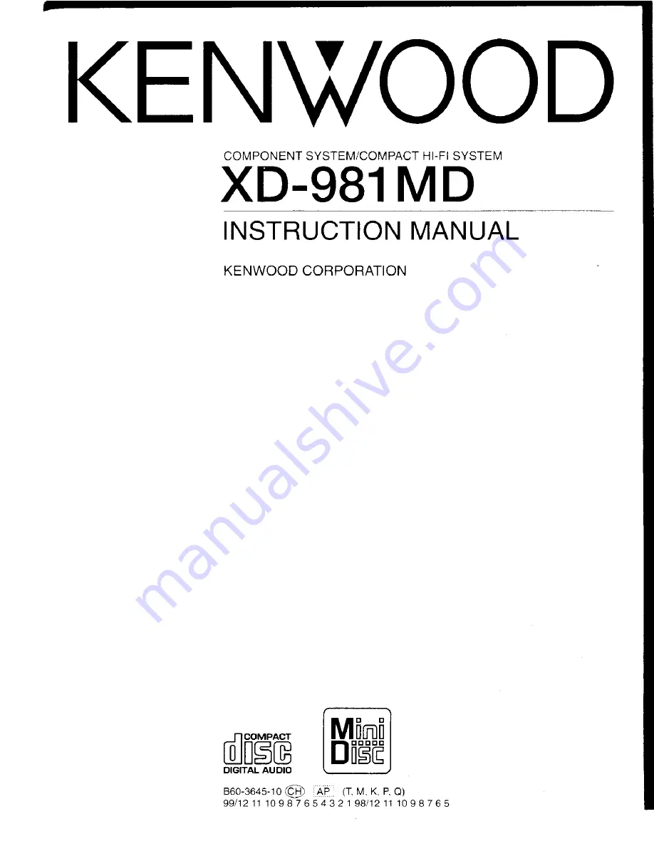 Kenwood LS-N651 Скачать руководство пользователя страница 1