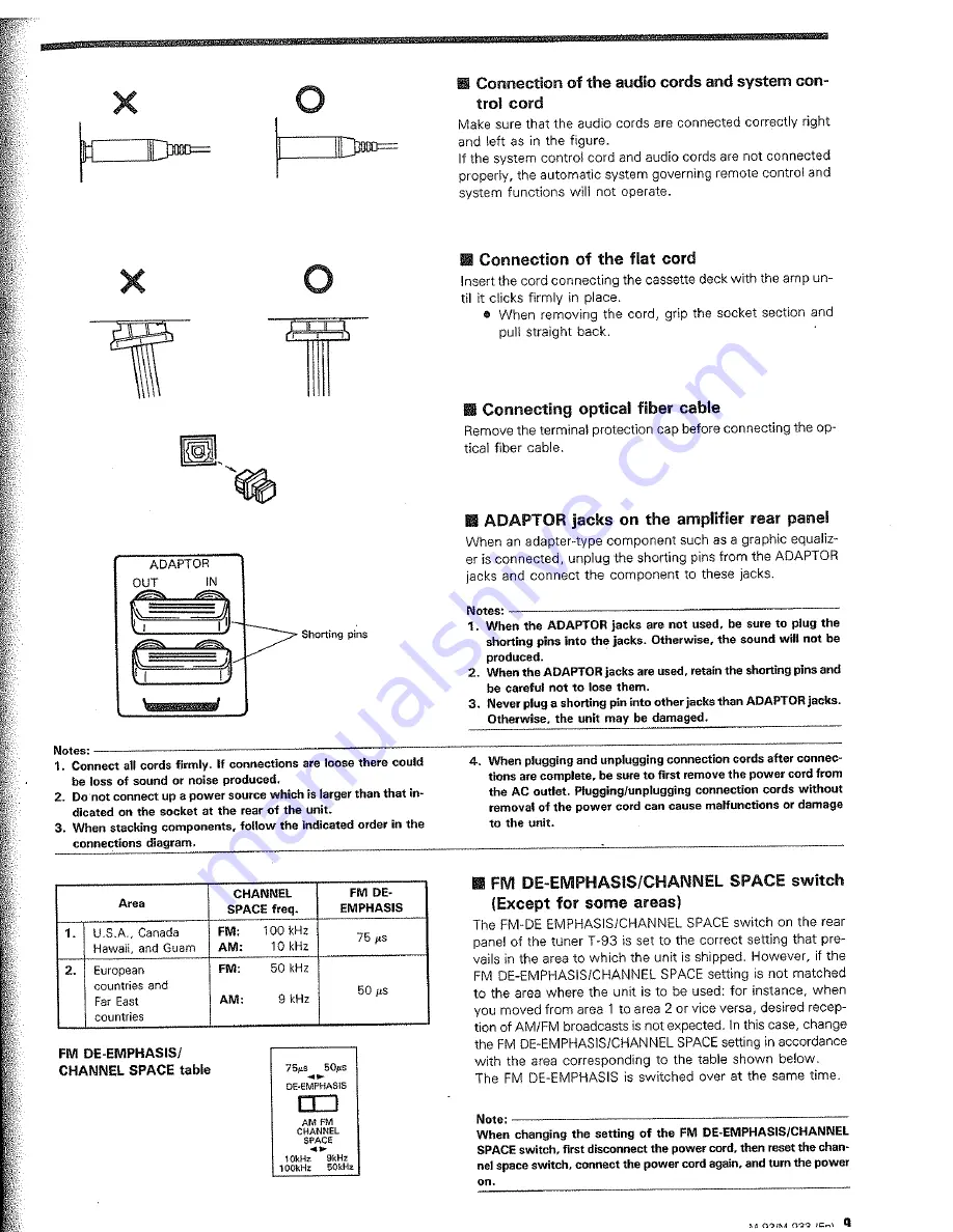 Kenwood MIDI M-93 Скачать руководство пользователя страница 9