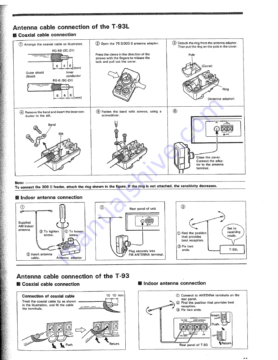 Kenwood MIDI M-93 Instruction Manual Download Page 11