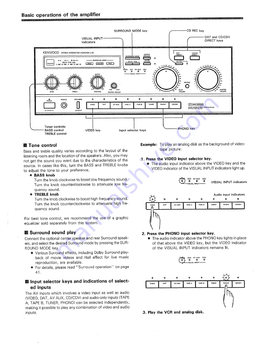 Kenwood MIDI M-93 Скачать руководство пользователя страница 20