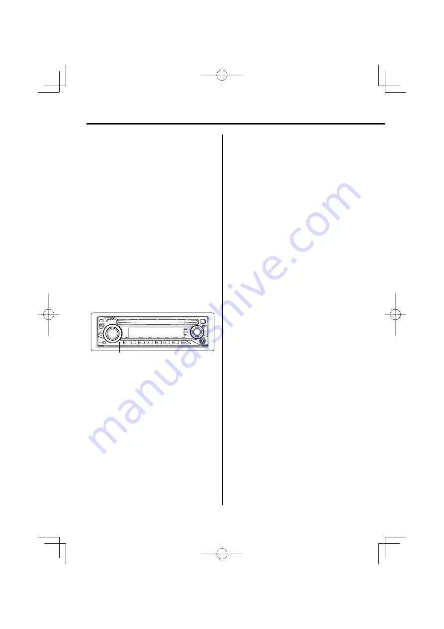 Kenwood MP235 - KDC Radio / CD Instruction Manual Download Page 4