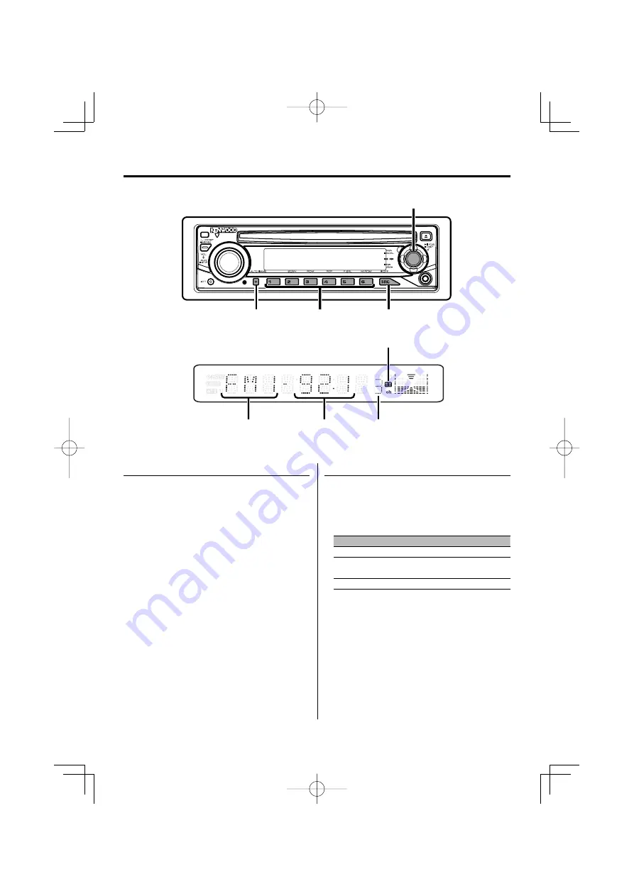 Kenwood MP235 - KDC Radio / CD Instruction Manual Download Page 11