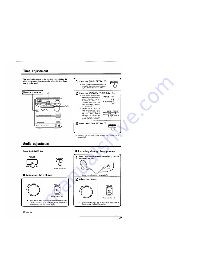 Kenwood MS-5 Instruction Manual Download Page 12