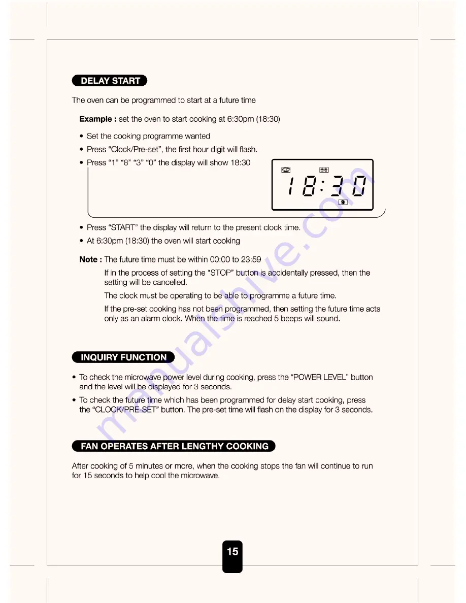 Kenwood MW570 series User Manual Download Page 15