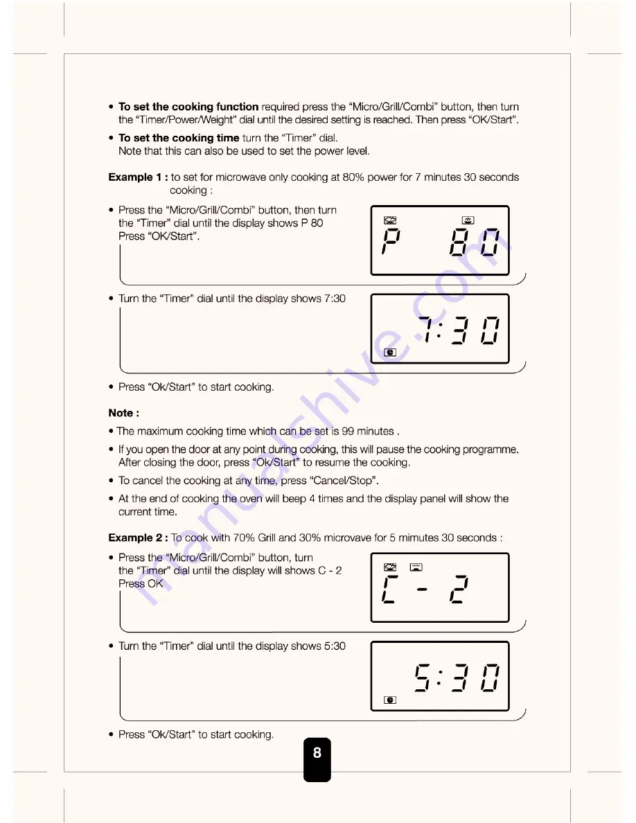 Kenwood MW596 Instructions For Use Manual Download Page 8