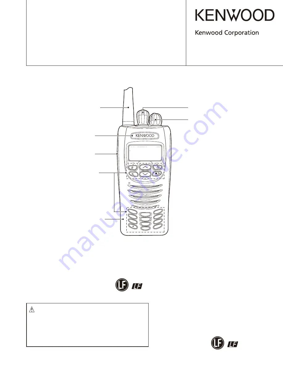 Kenwood NEXEDGE NX-300 Service Manual Download Page 1