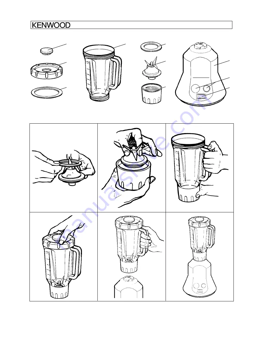 Kenwood PB500A Скачать руководство пользователя страница 3