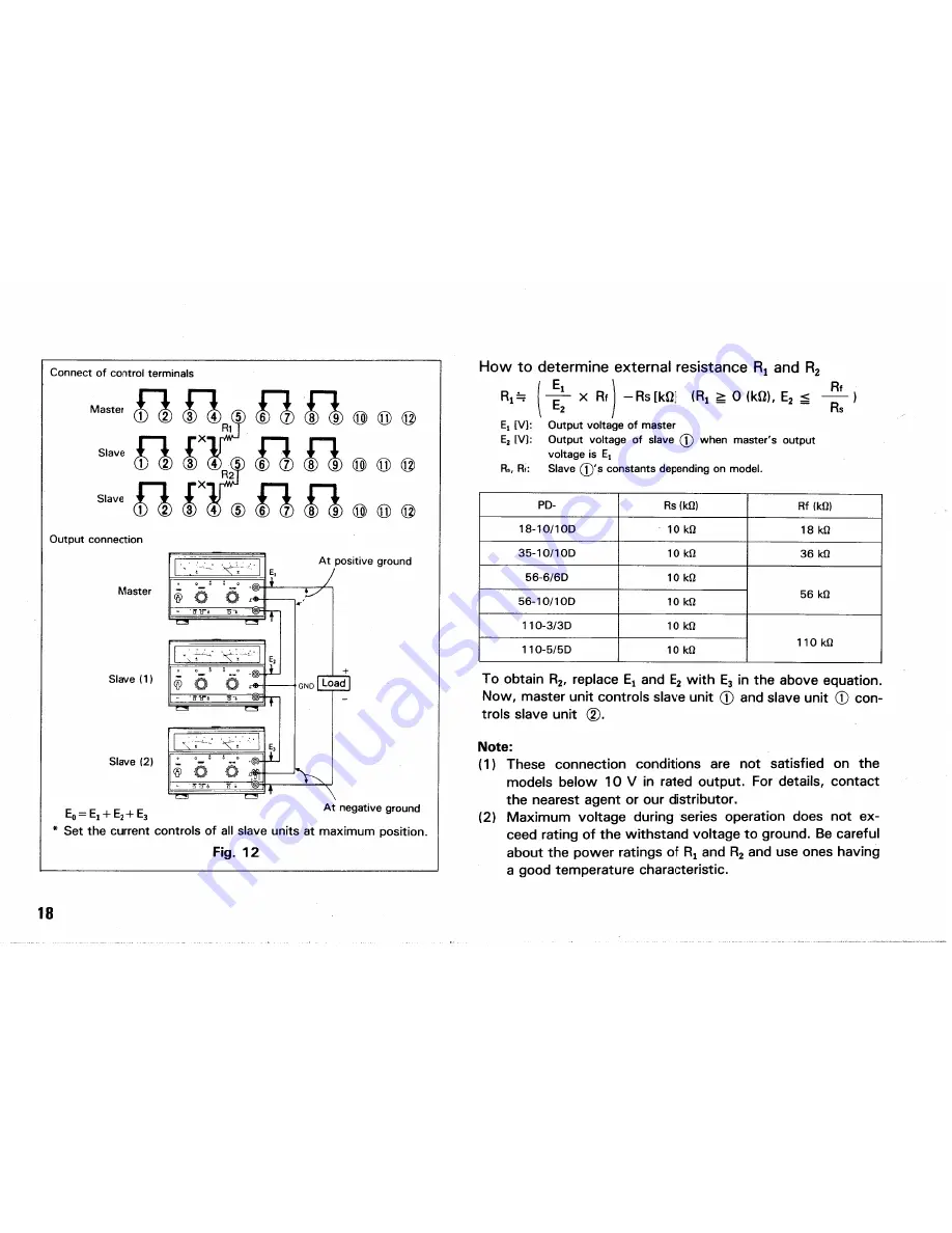 Kenwood PD110-3/3D Instruction Manual Download Page 18