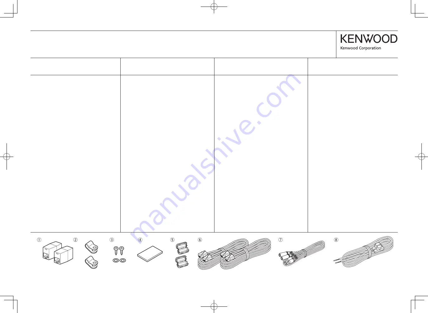 Kenwood PG-5F Instruction Manual Download Page 1