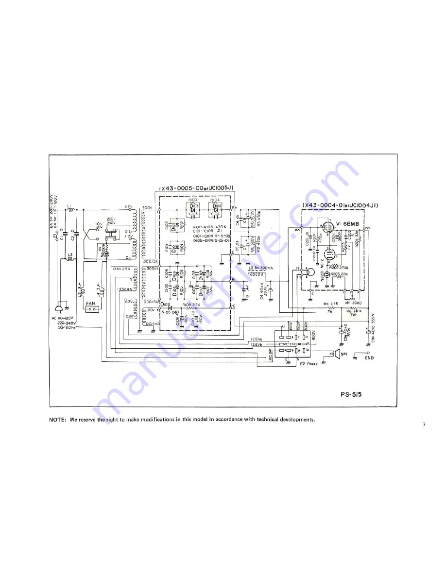 Kenwood PS-515 Operating Manual Download Page 7