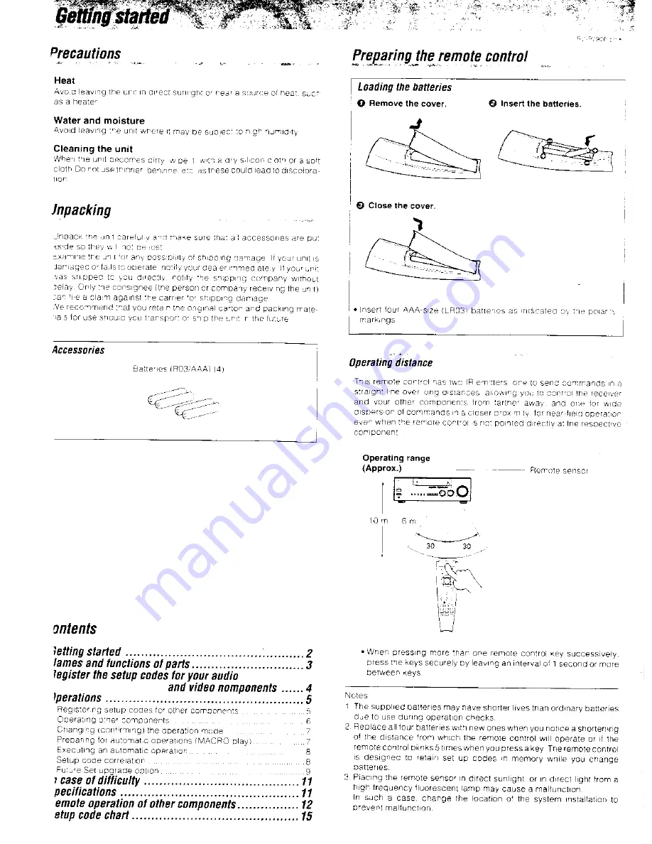 Kenwood RC-R0906 Скачать руководство пользователя страница 2