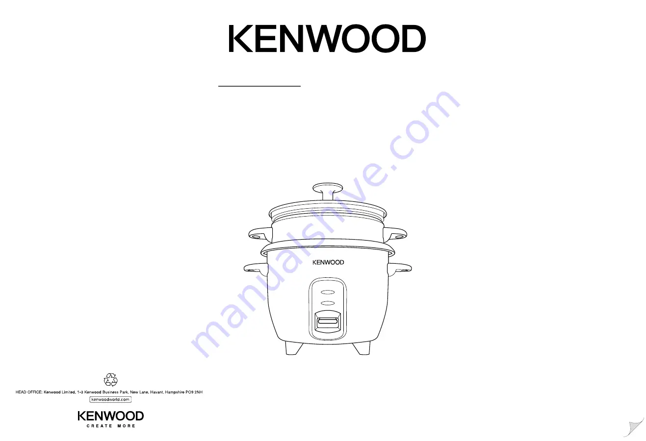 Kenwood RC240 series Скачать руководство пользователя страница 1