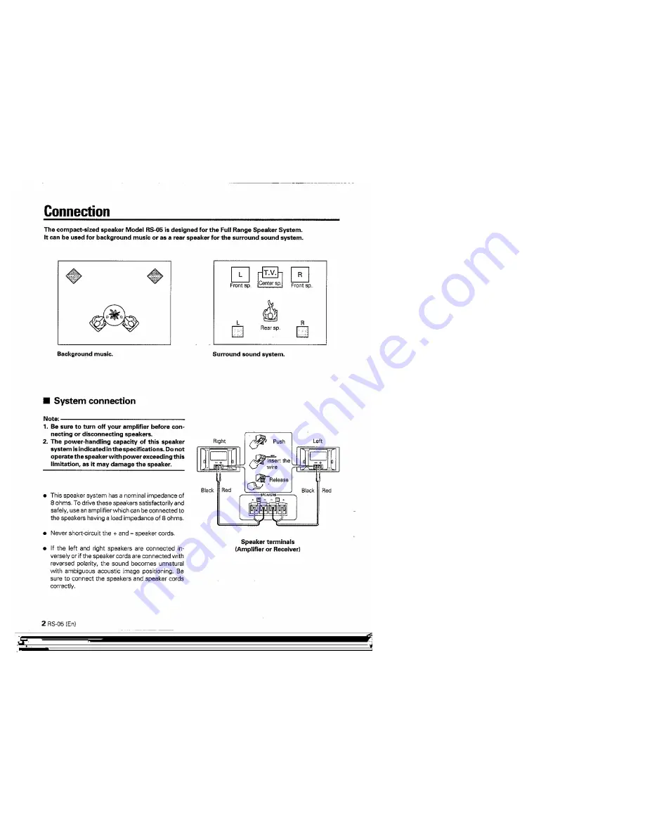 Kenwood RS-05 Скачать руководство пользователя страница 2