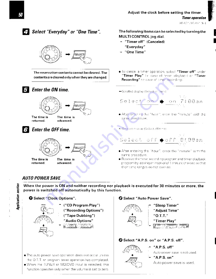 Kenwood RXD-A41 Instruction Manual Download Page 49