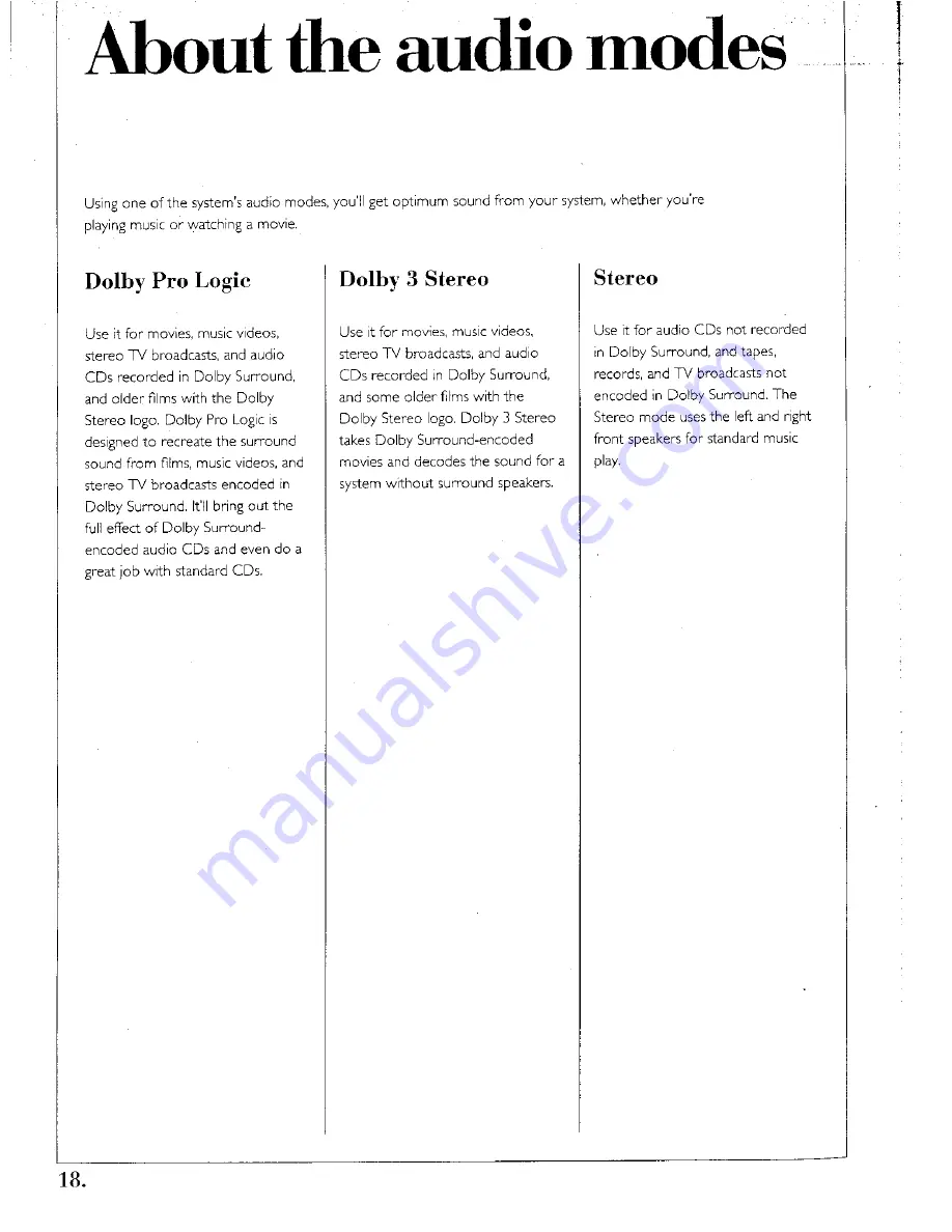 Kenwood Spectrum 460 AV Using Instructions Download Page 18