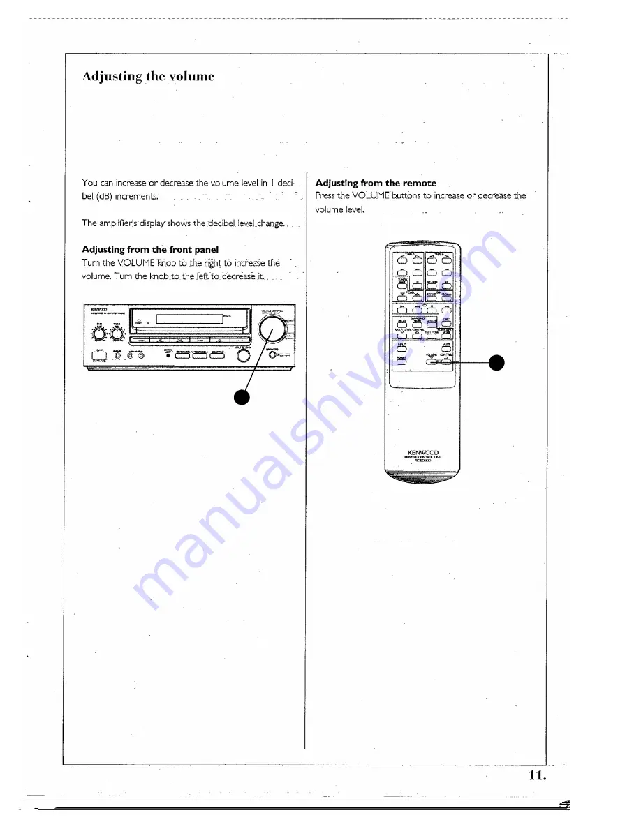 Kenwood Spectrum 850 AV Скачать руководство пользователя страница 11