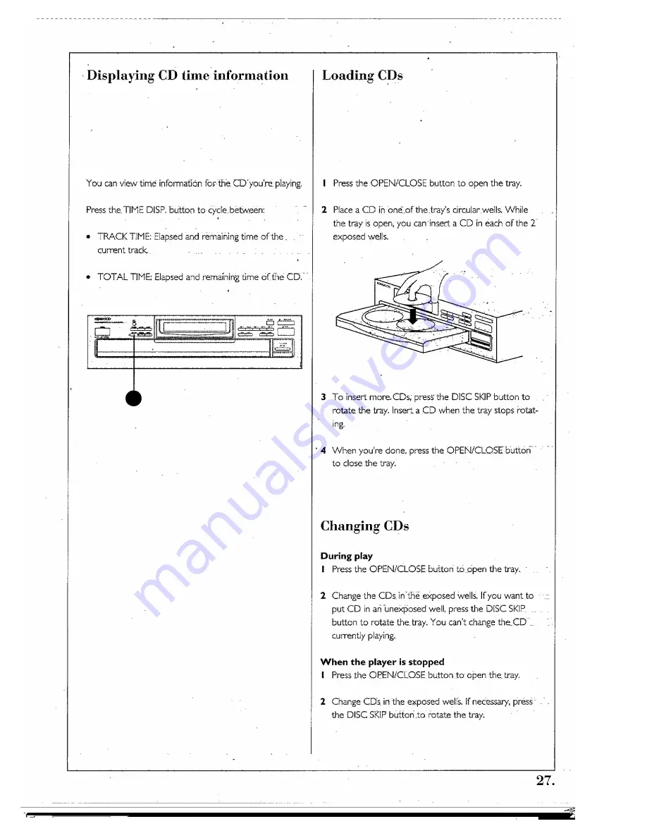 Kenwood Spectrum 850 AV Using Manual Download Page 27