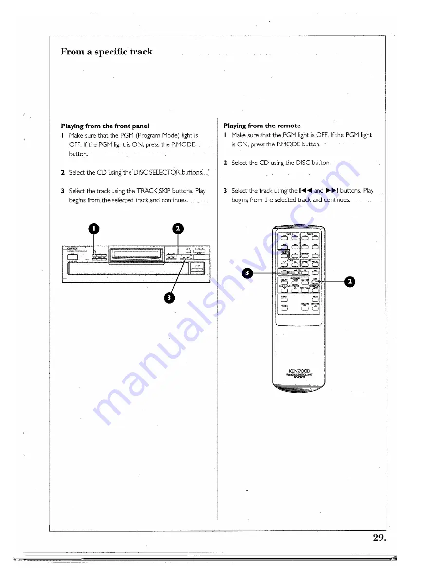 Kenwood Spectrum 850 AV Using Manual Download Page 29