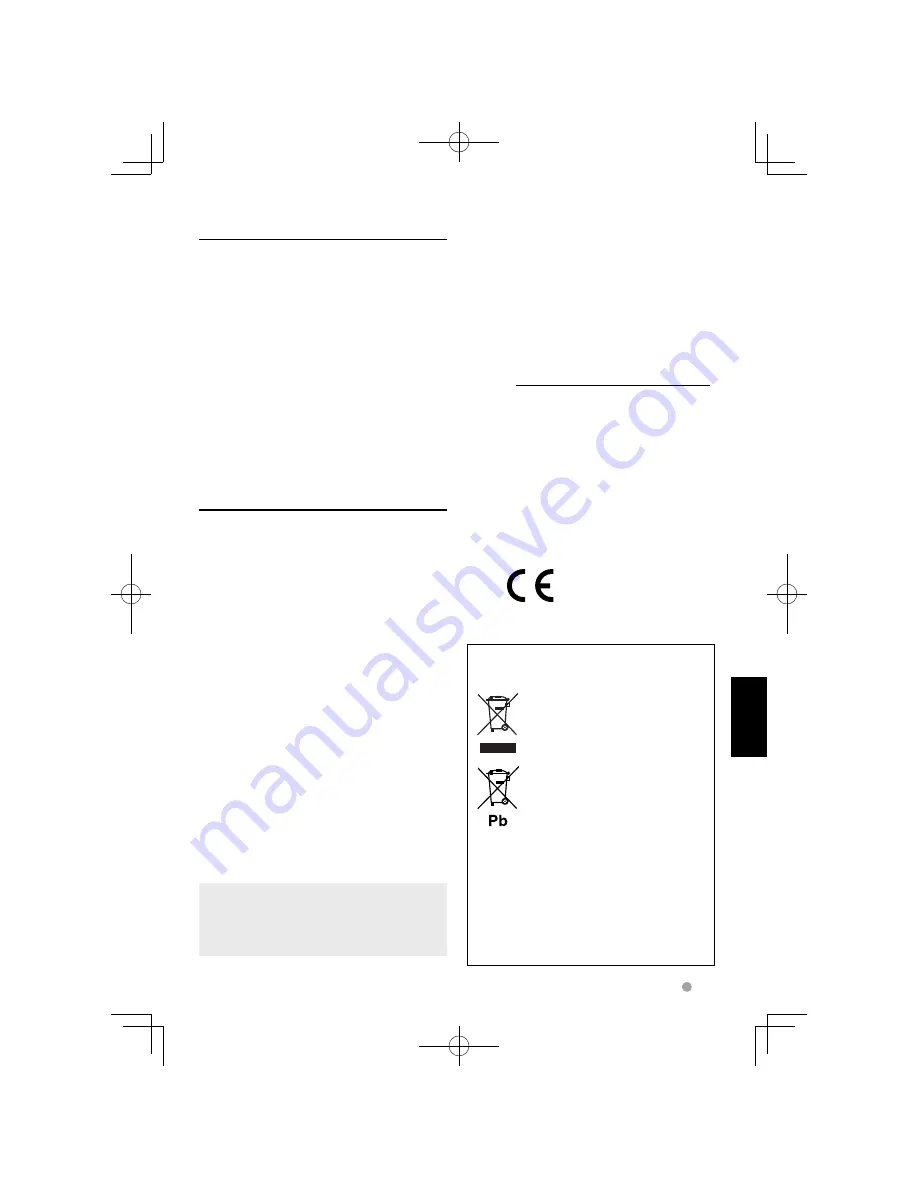 Kenwood SW-21HT Instruction Manual Download Page 25