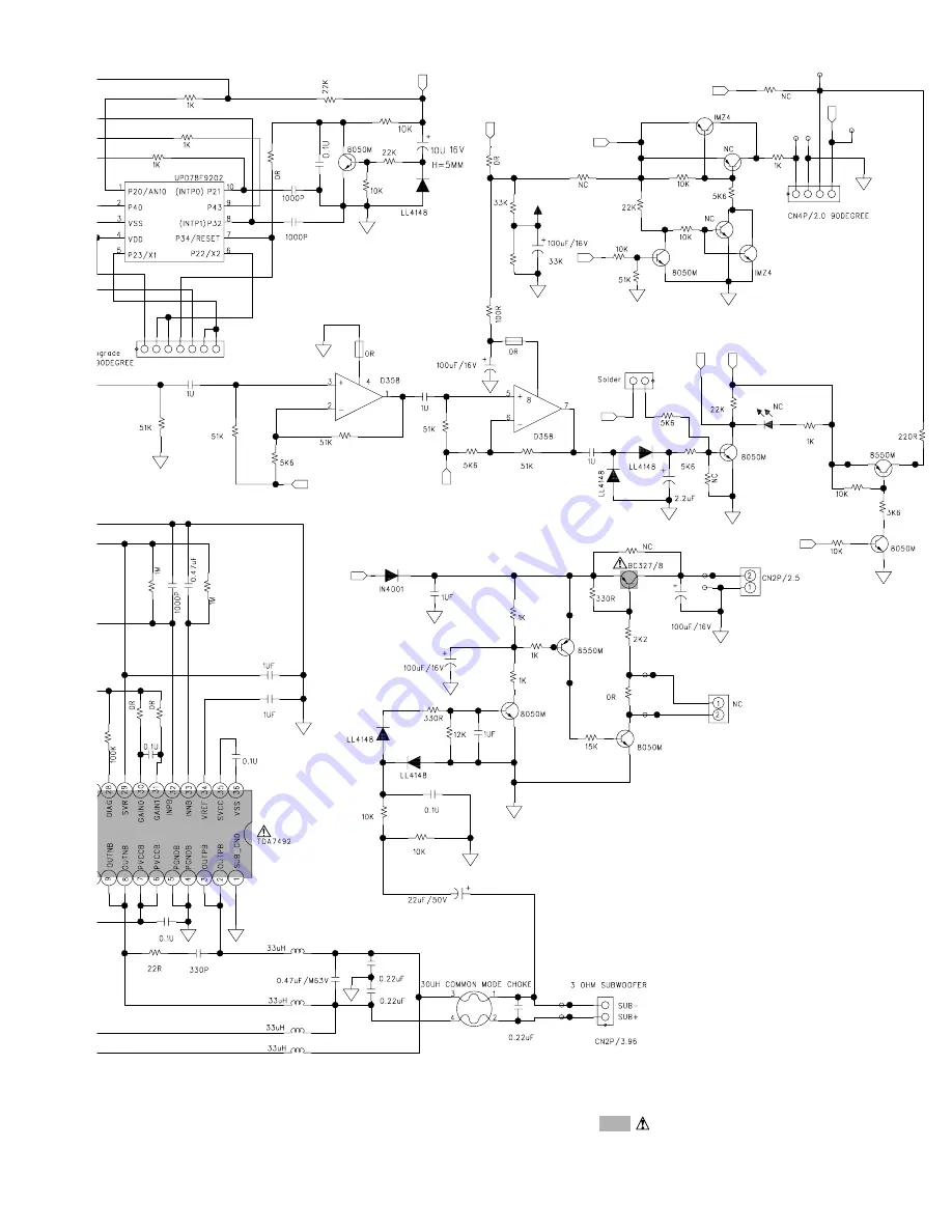 Kenwood SW-21HT Service Manual Download Page 13