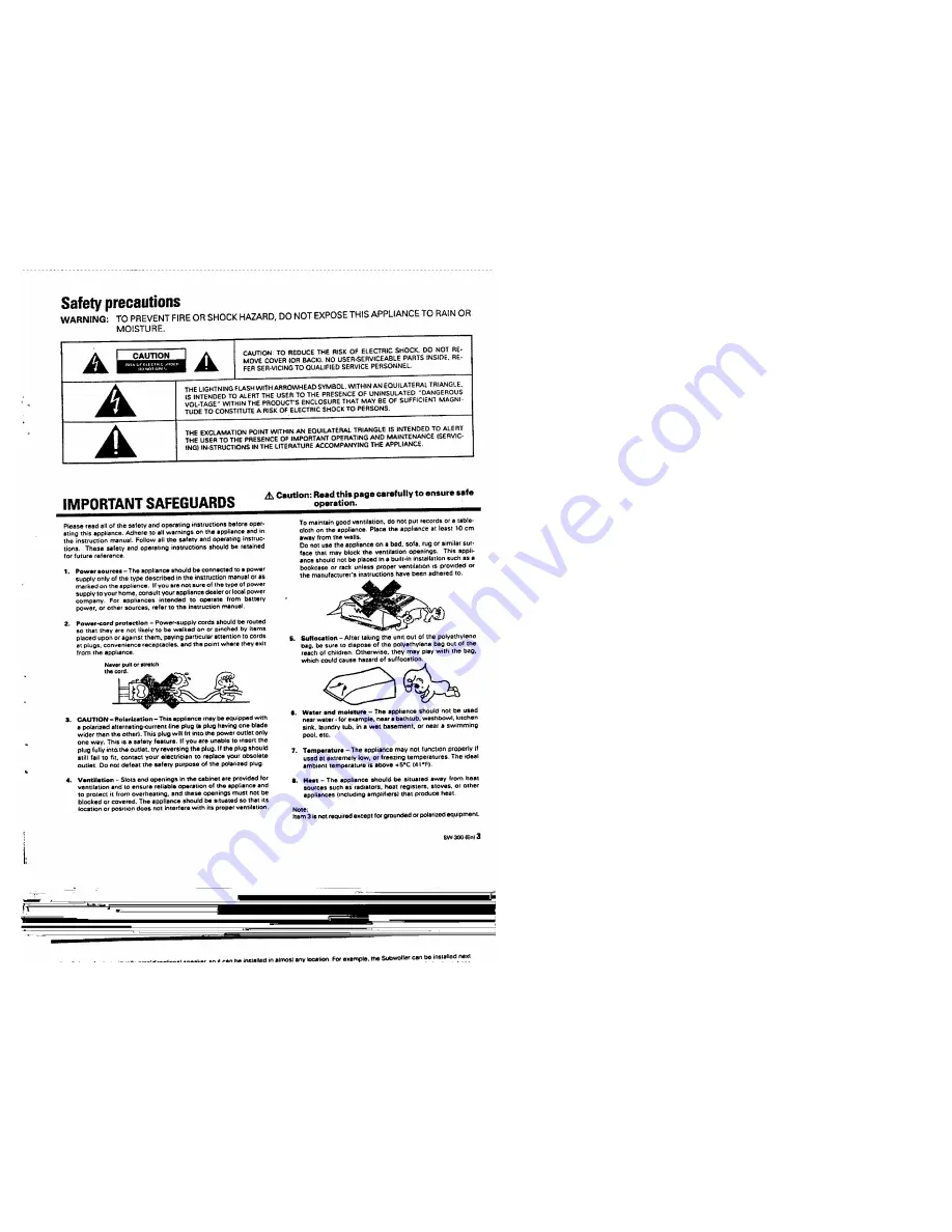 Kenwood SW-300 Instruction Manual Download Page 3