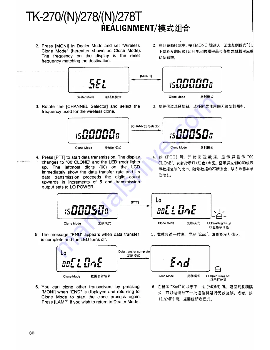 Kenwood T-270 Service Manual Download Page 30