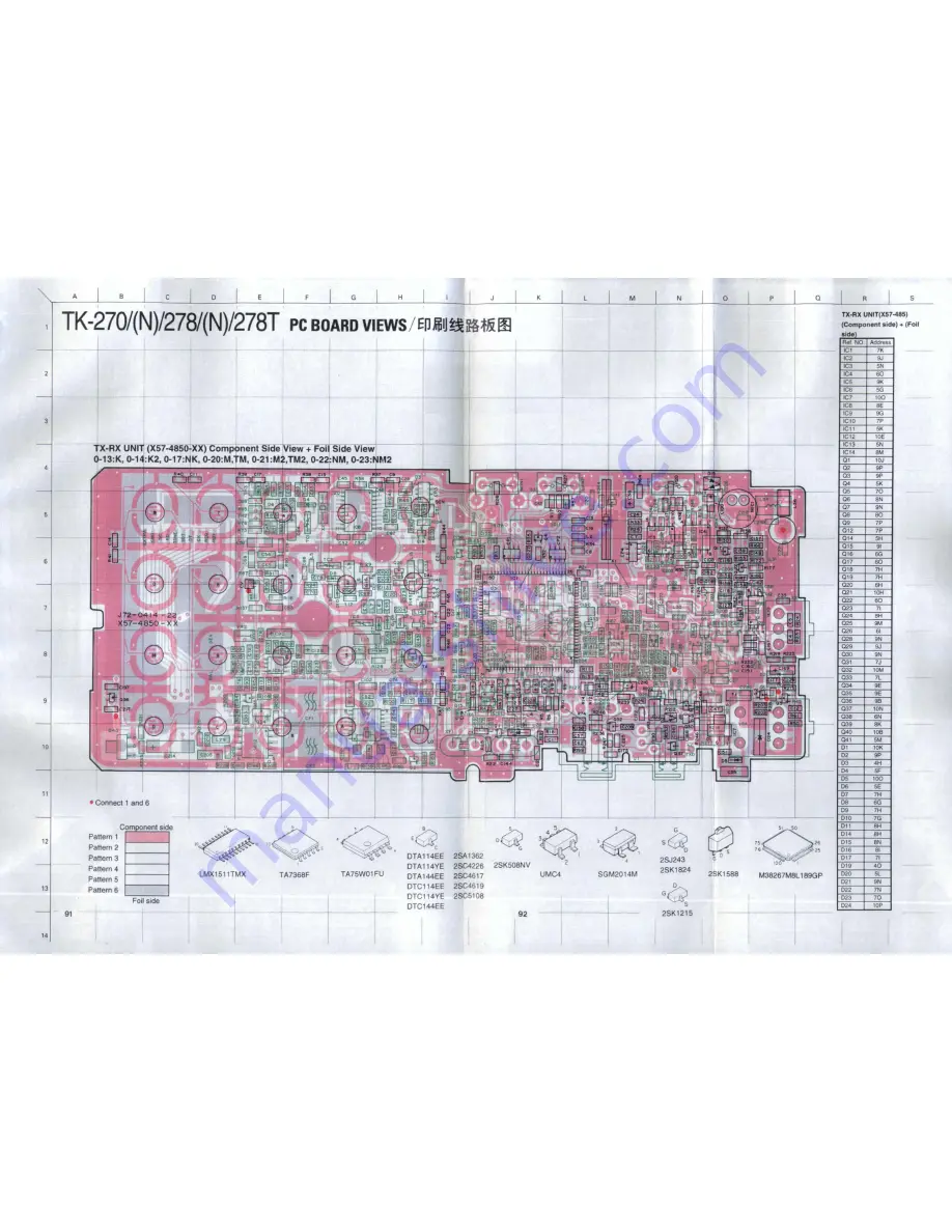 Kenwood T-270 Service Manual Download Page 89