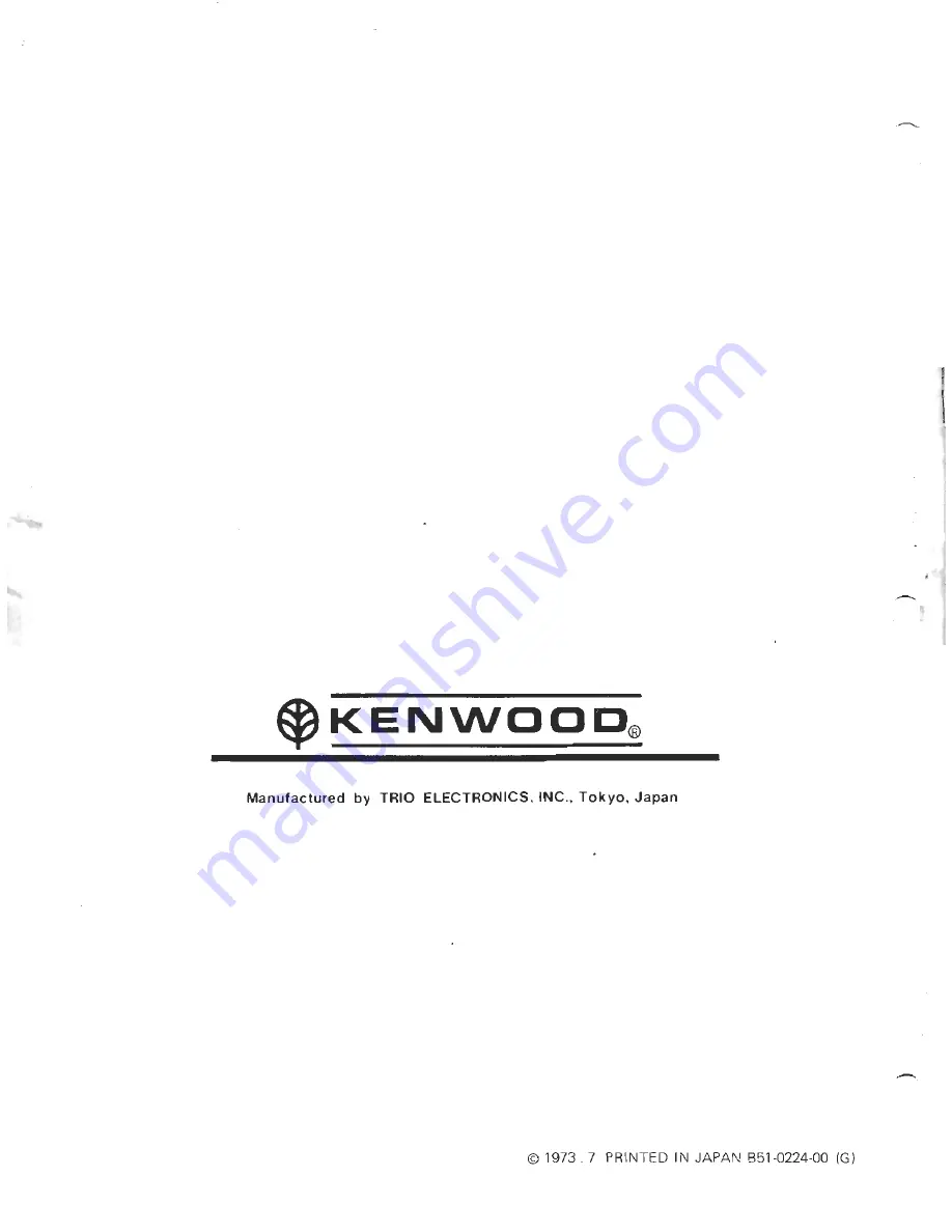 Kenwood T-599S Service Manual Download Page 38