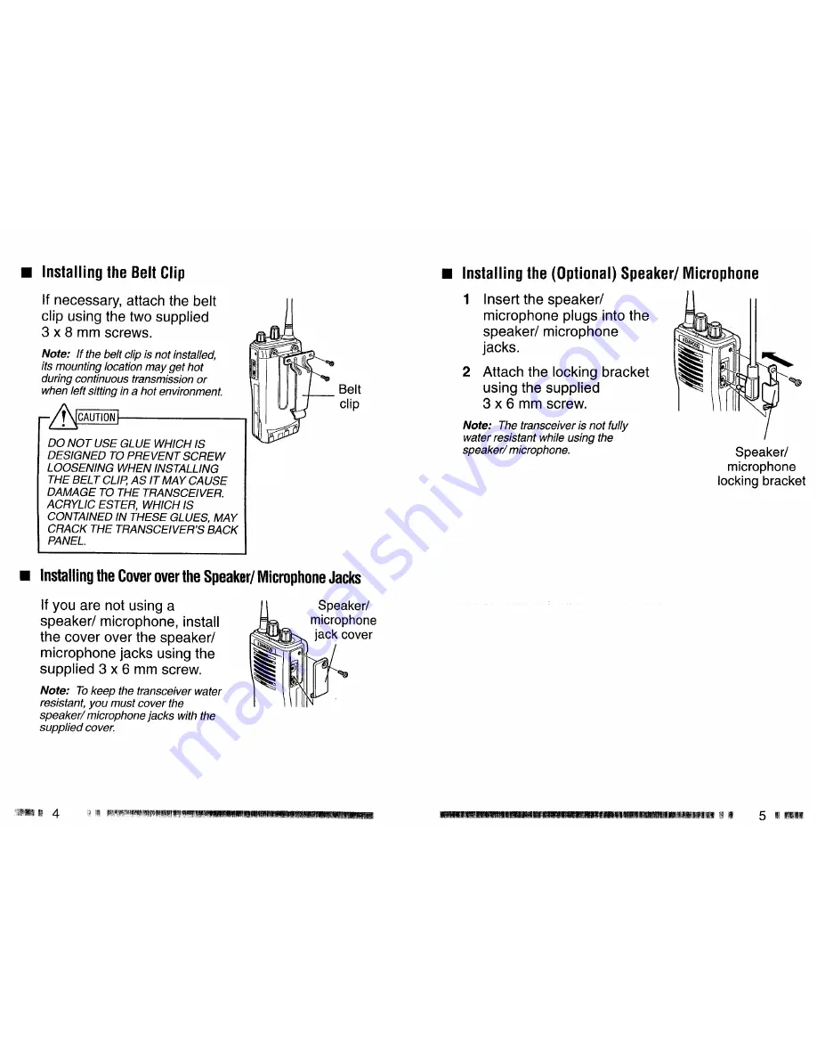 Kenwood TK-3101 (UHF) Instruction Manual Download Page 6