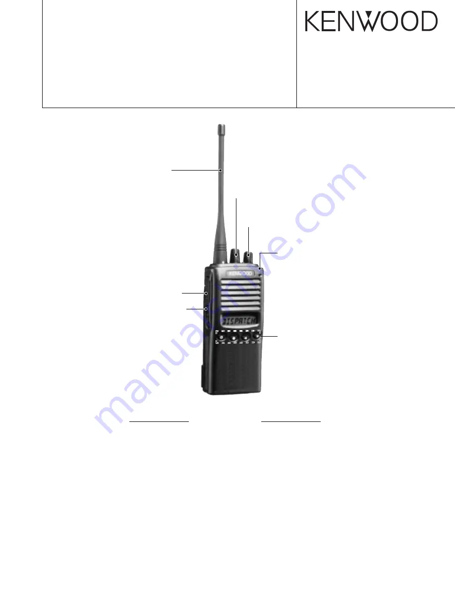 Kenwood TK-372G Service Manual Download Page 1