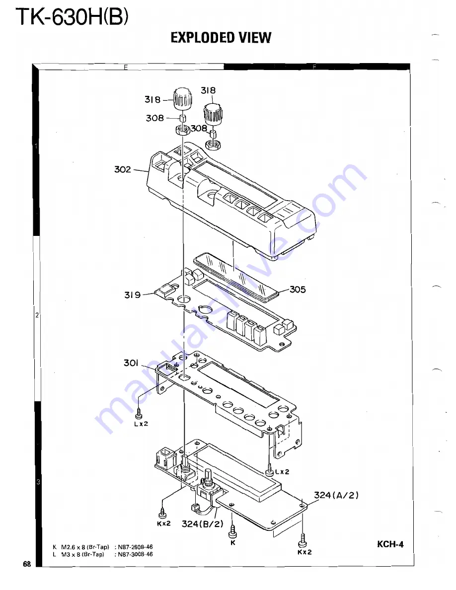 Kenwood TK-630H Service Manual Download Page 67