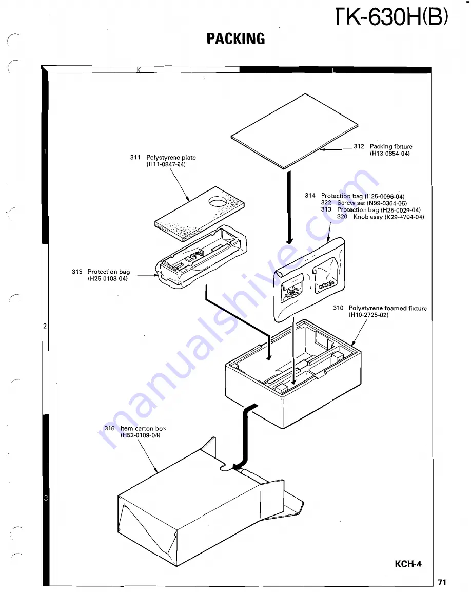 Kenwood TK-630H Service Manual Download Page 70