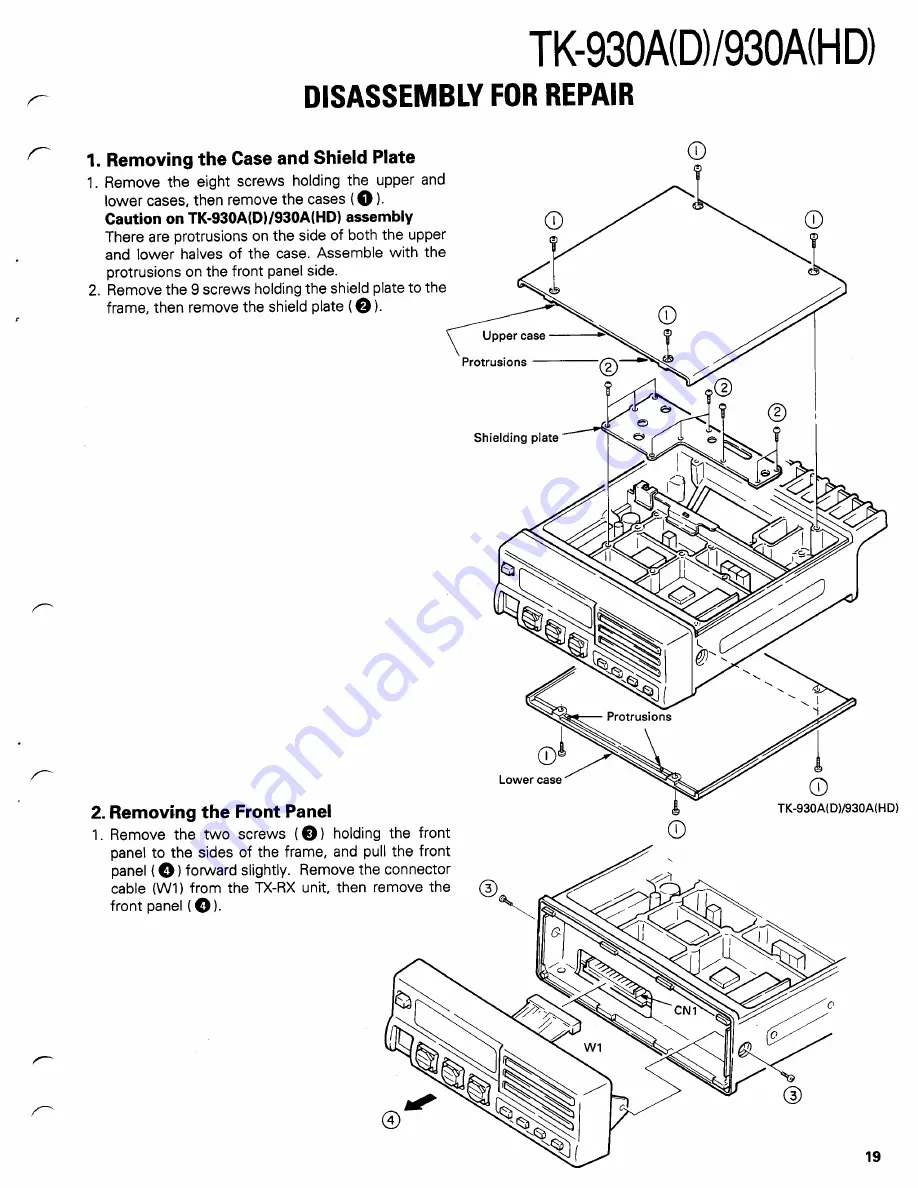 Kenwood TK-930A Service Manual Download Page 19