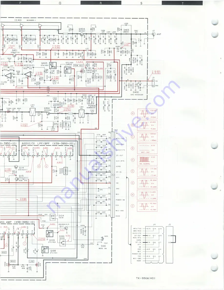 Kenwood TK-930A Скачать руководство пользователя страница 88