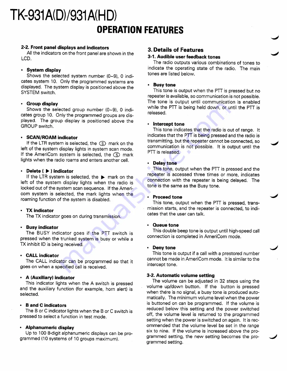 Kenwood TK-931A Service Manual Download Page 6