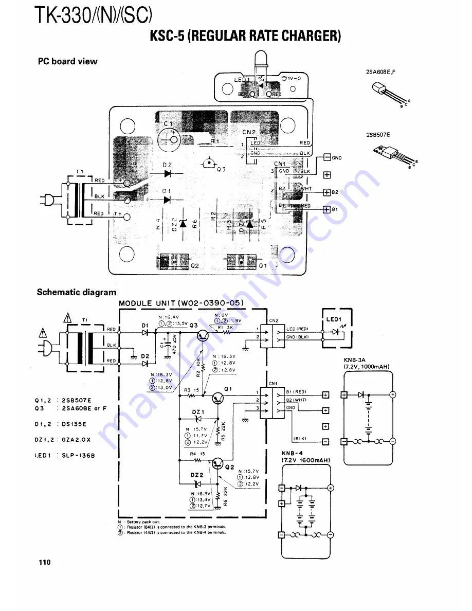 Kenwood TK330 Service Manual Download Page 109