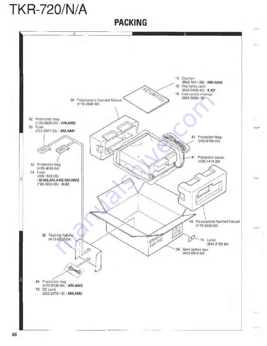 Kenwood TKR-720(N) Скачать руководство пользователя страница 64