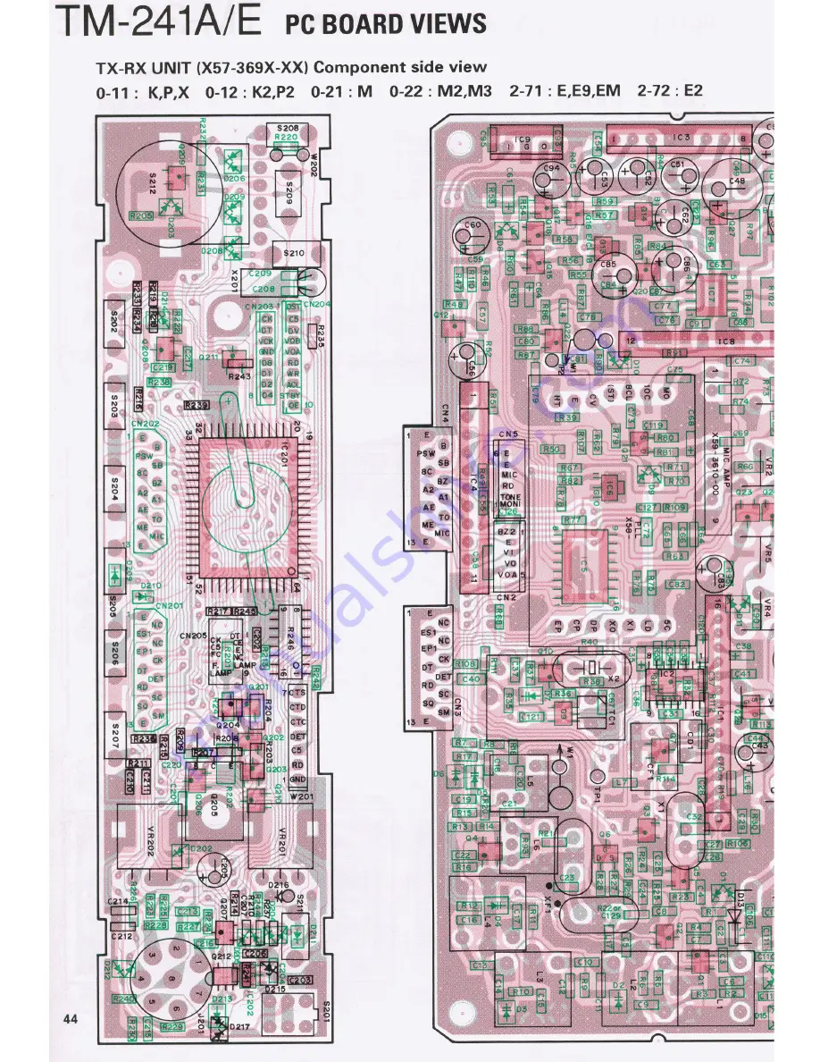 Kenwood TM-421A Скачать руководство пользователя страница 44