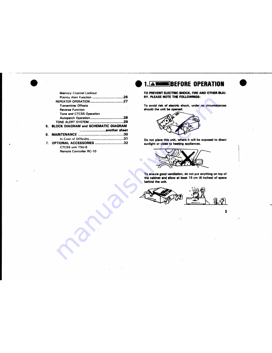 Kenwood TM-701A Instruction Manual Download Page 3