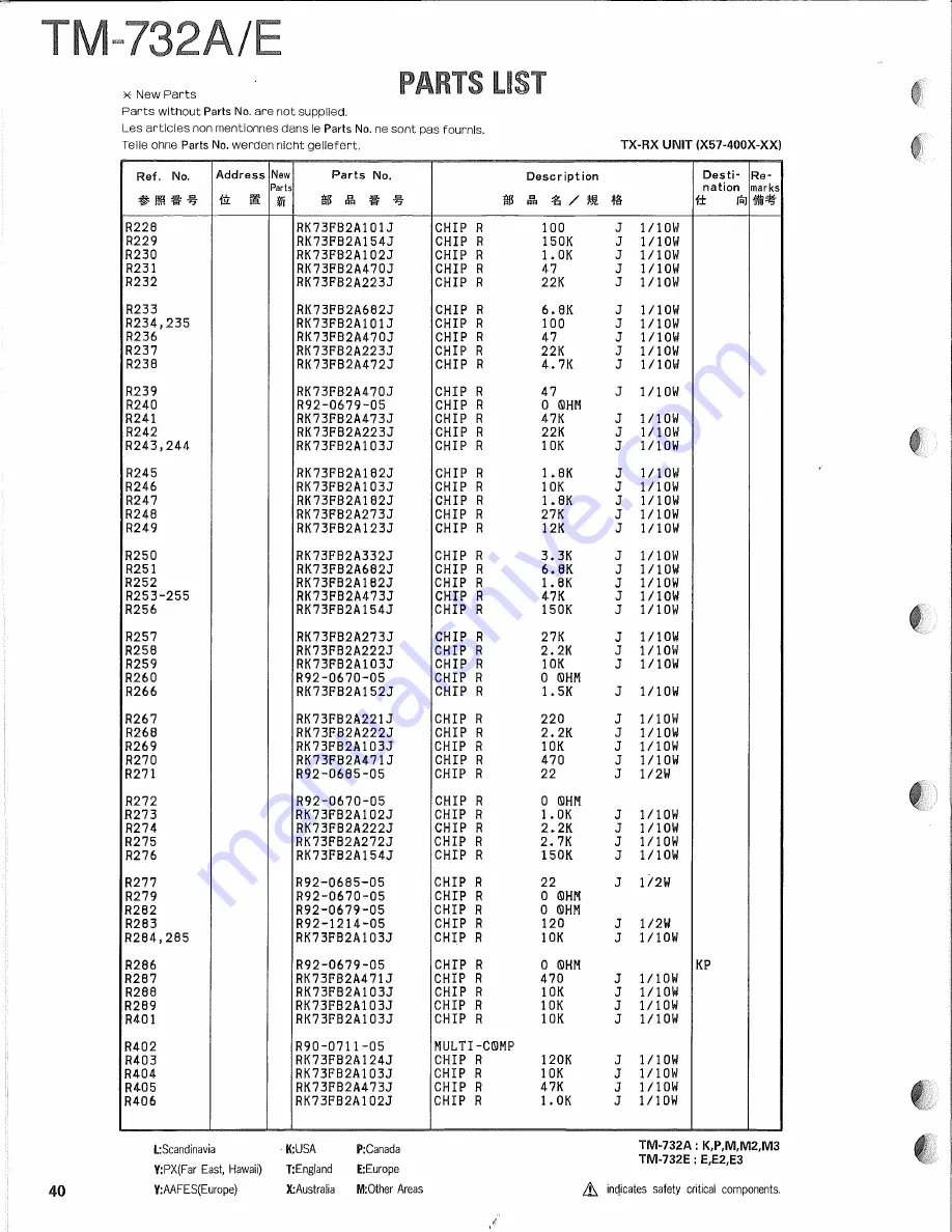 Kenwood TM-732A/E Service Manual Download Page 40