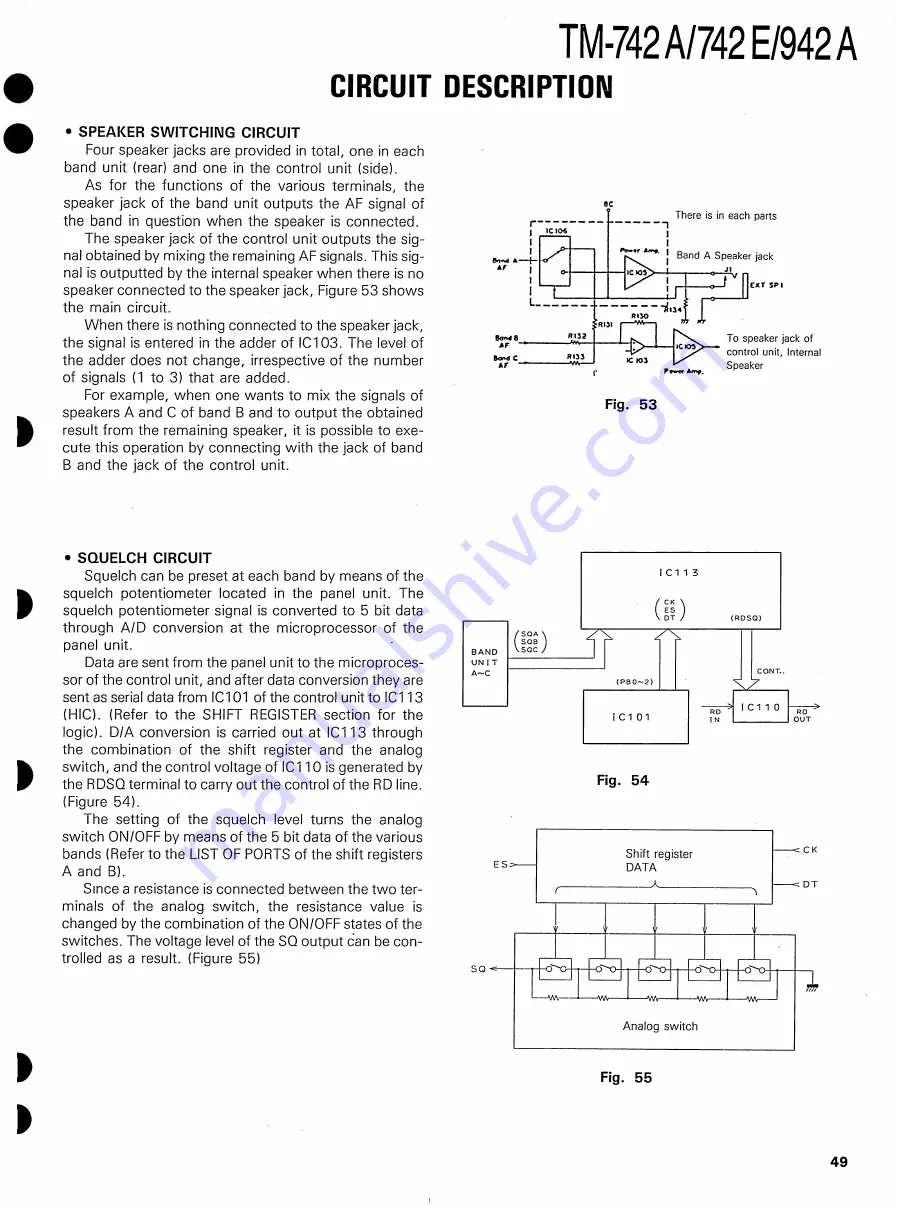 Kenwood TM-742 Service Manual Download Page 50