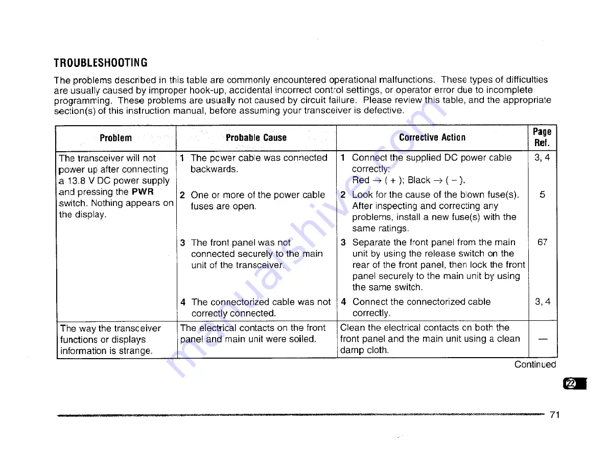 Kenwood TM-G707A Instruction Manual Download Page 77