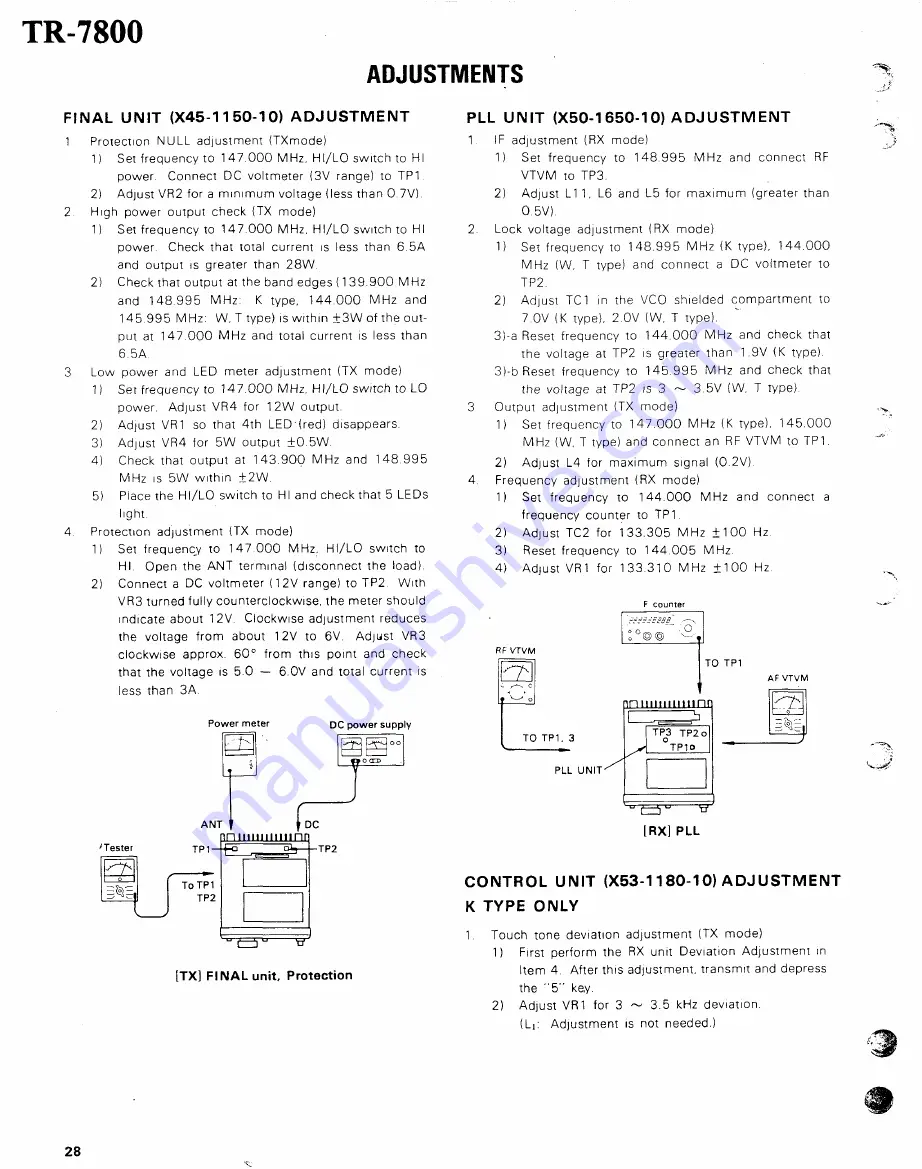 Kenwood TR 7800 Service Manual Download Page 29