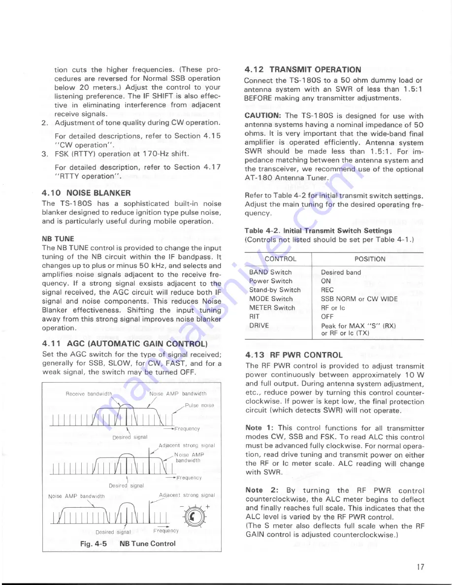 Kenwood TS-180S Instruction Manual Download Page 17