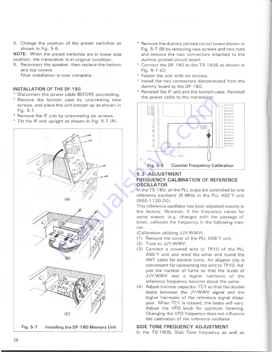 Kenwood TS-180S Скачать руководство пользователя страница 26