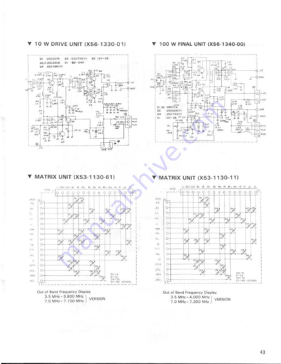 Kenwood TS-180S Instruction Manual Download Page 43