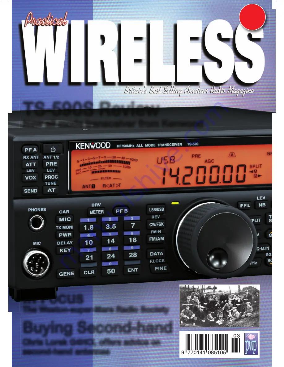 Kenwood TS-590S Specifications Download Page 1